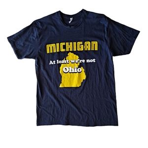 Michigan State vs The Ohio State Blue and Gold short sleeve t shirt